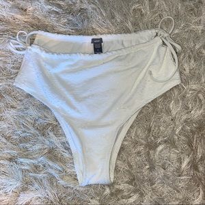 aerie white high waisted bottoms